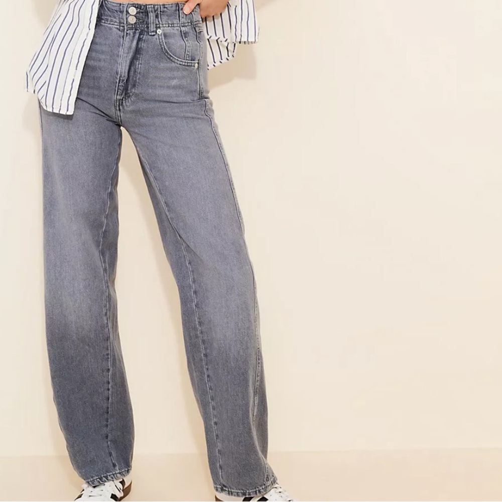 We The Free, Aster High Rise, Straight-Leg Jeans, size 26, grey. - Picture 6 of 6